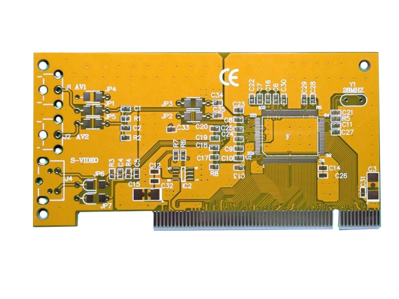 金手指導角工藝線路闆